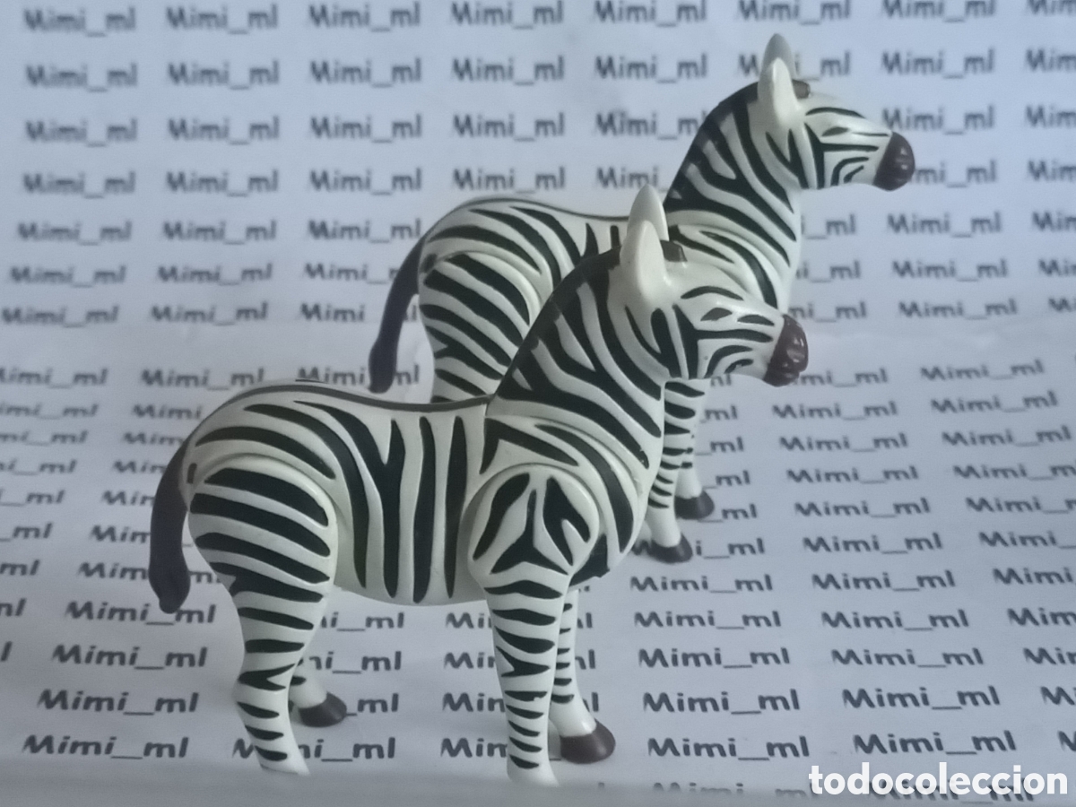 Playmobil: Playmobil 2 cebras animales salvajes sabana zoo