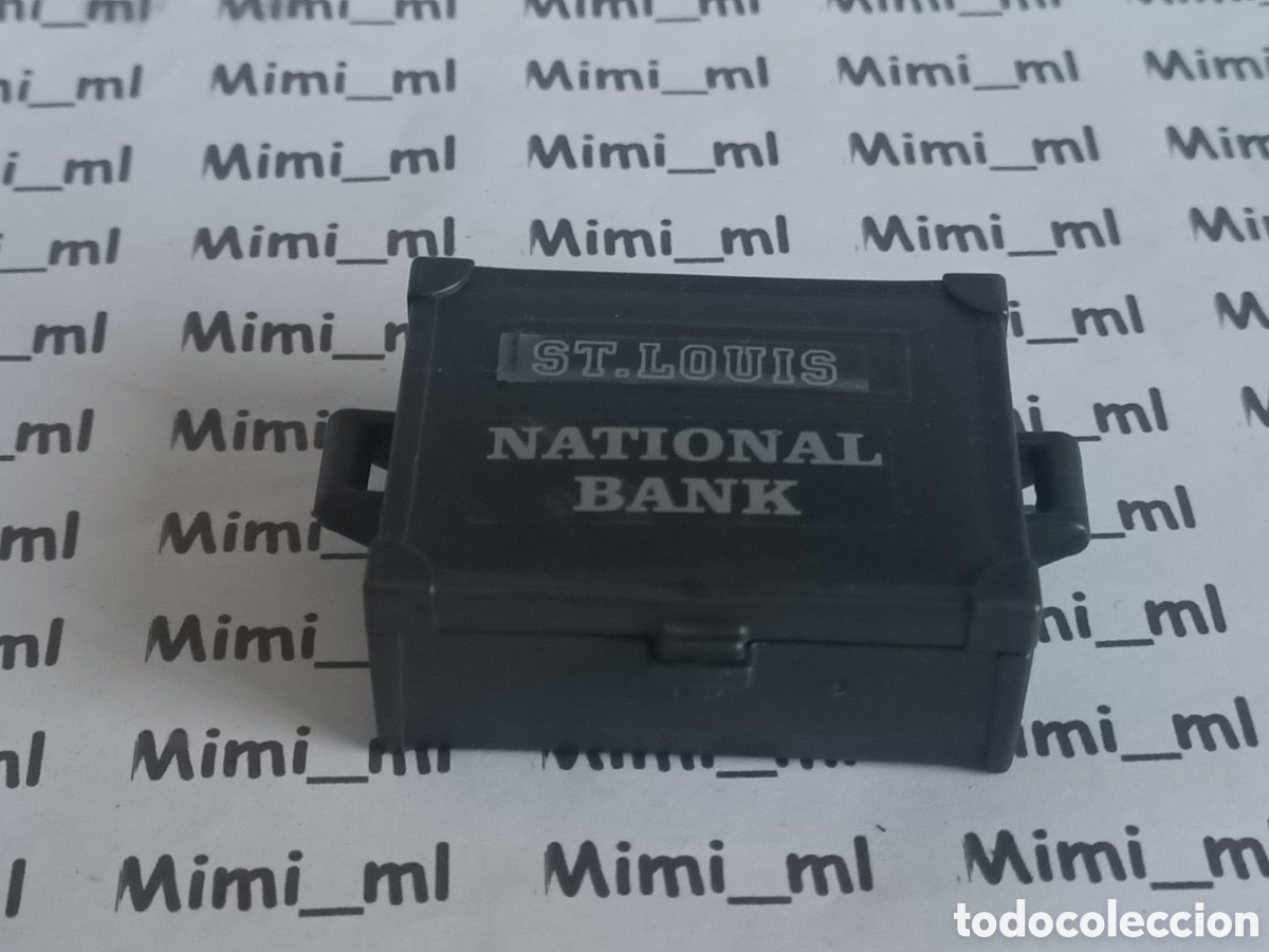 Playmobil: Playmobil cofre dinero diligencia national bank oeste western