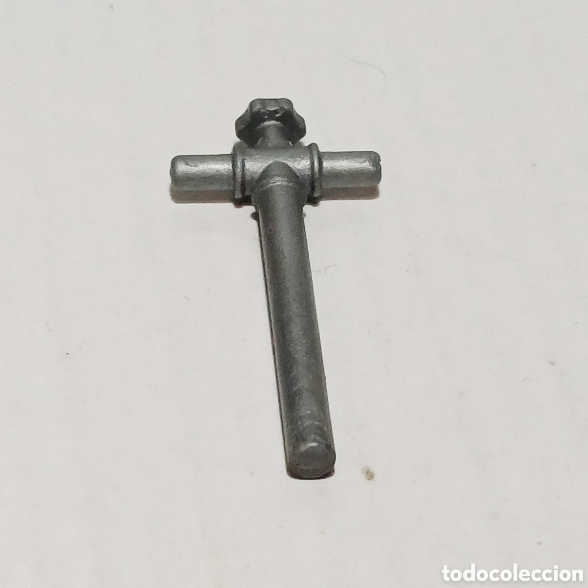 Playmobil: Pieza playmobil hidrante manguera gris metalizado grifo bomberos