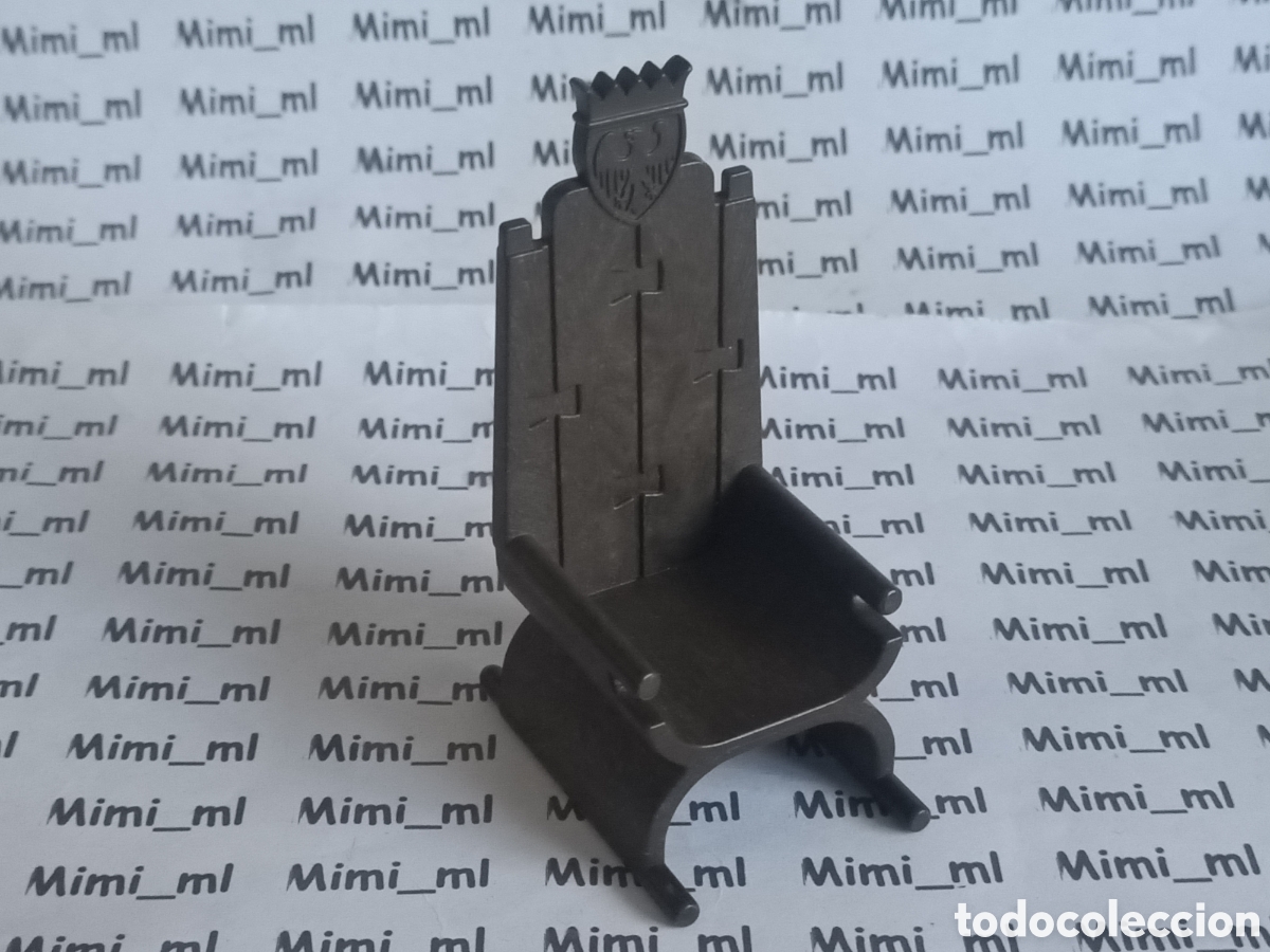 Playmobil: Playmobil silla fest&iacute;n medieval castillo trono primera &eacute;poca