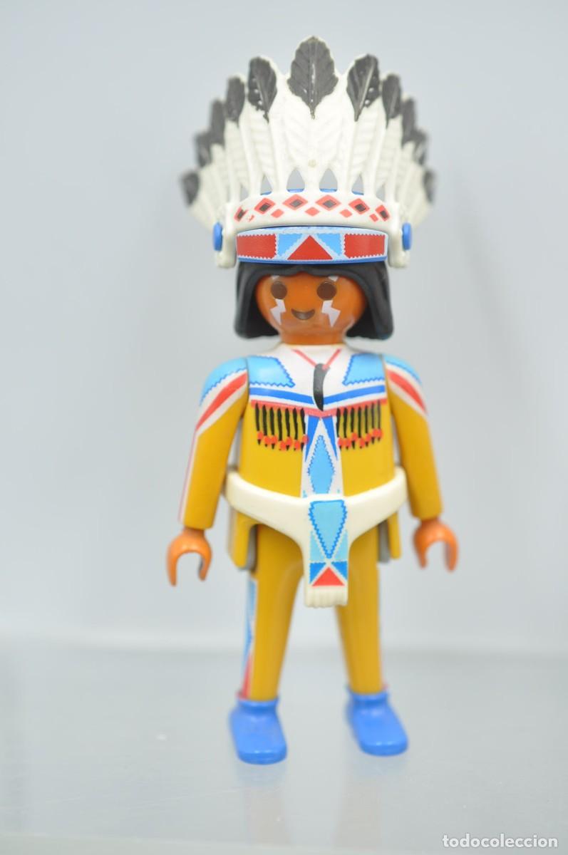 Playmobil: WSK004 Playmobil, figura hombre, indio