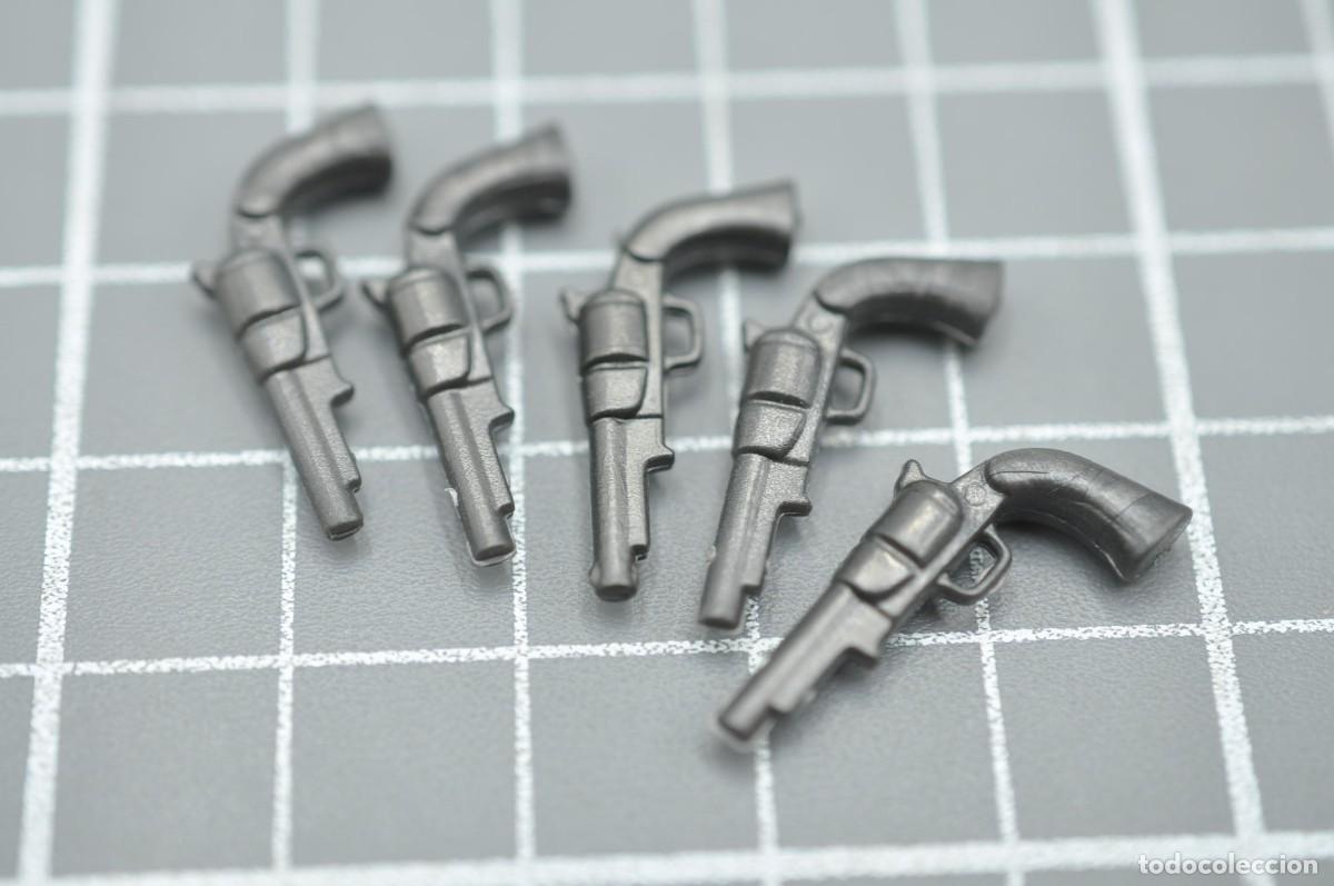 Playmobil: WSK008 pq&ntilde; Playmobil, 5 pistolas revolver