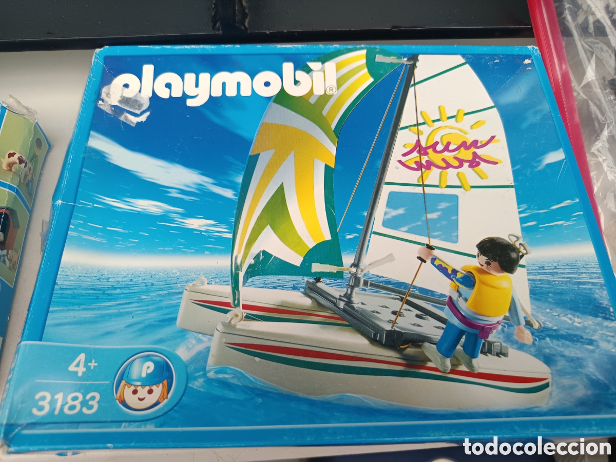 Playmobil: Playmobil 3183 caja vac&iacute;a catamaran