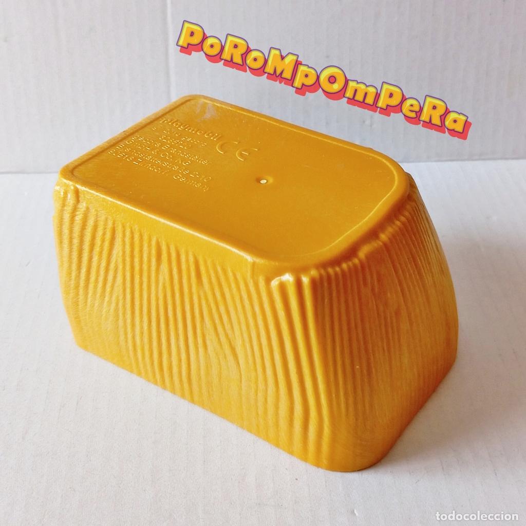 Playmobil: PLAYMOBIL PIEZA INFERIOR BALA DE HENO CARRO GRANJERO MEDIEVAL 6005 CARRETA PAJA CG5