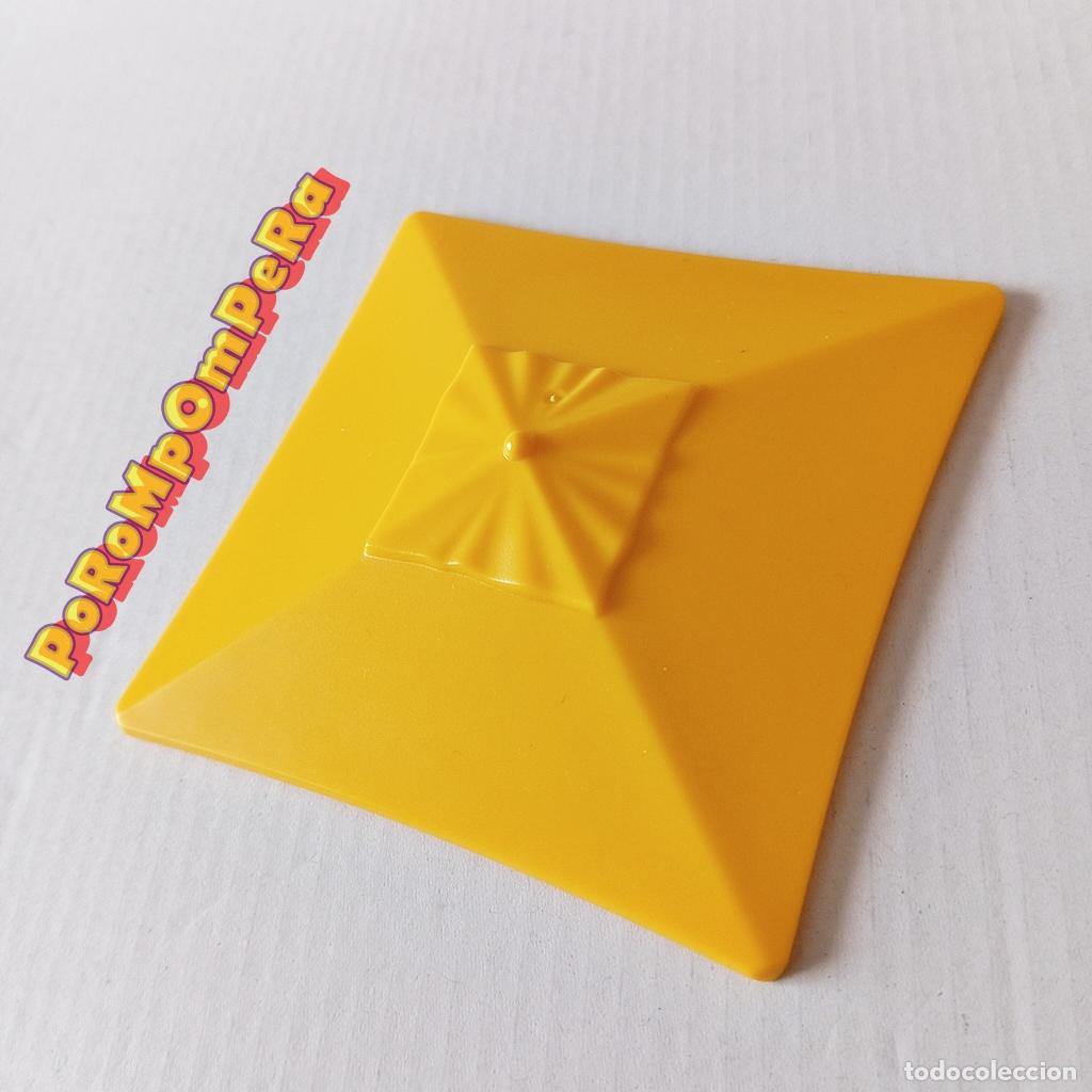 Playmobil: PLAYMOBIL PARASOL CUADRADO AMARILLO SOMBRILLA PISCINA 5575 BARBACOA 9818 CG5
