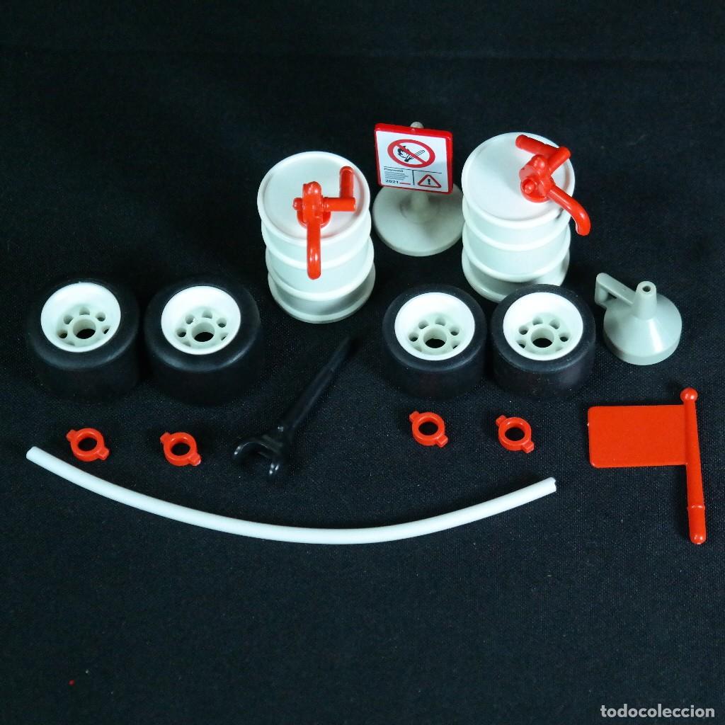 Playmobil: Playmobil respuestos ruedas para coche Le Mans con accesorios☼