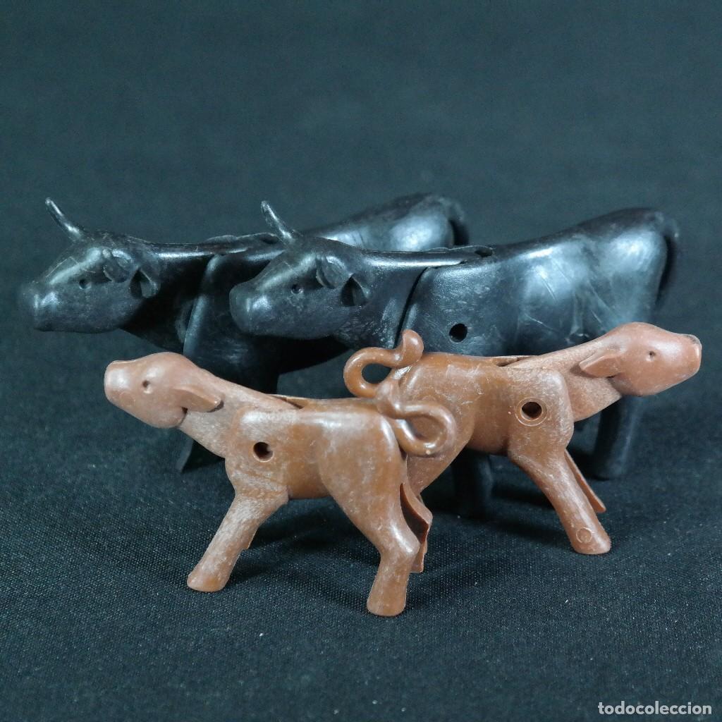 Playmobil: Playmobil 2 vacas con 2 terneros ☼