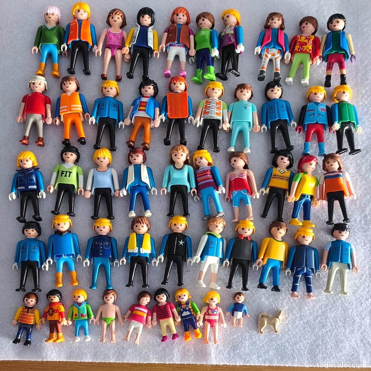 Playmobil: Playmobil lote 50 mu&ntilde;ecos