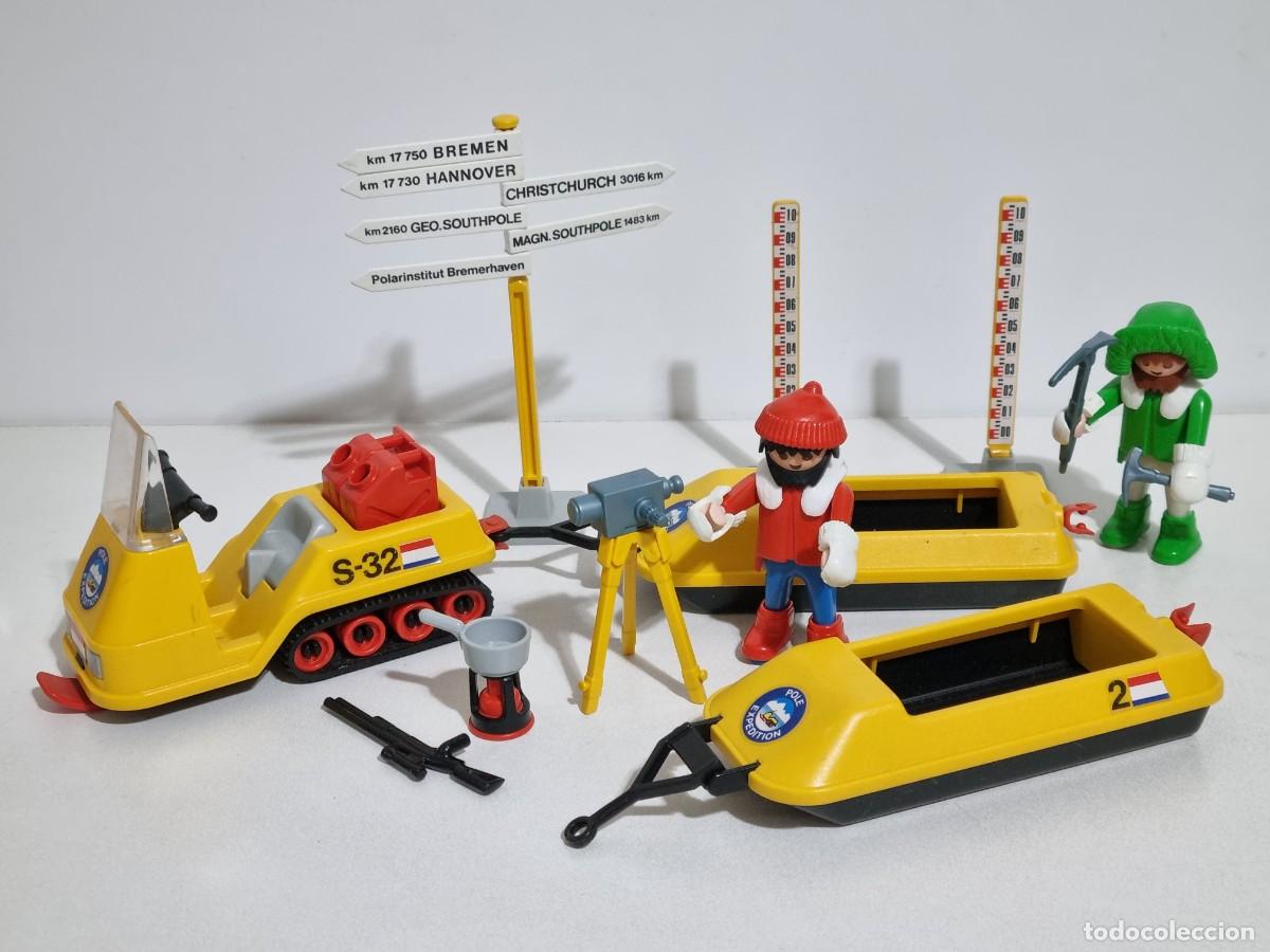 Playmobil: Playmobil 3464 Antiguo Set Expedicion Polar Moto Nieve Polo Norte Explorador