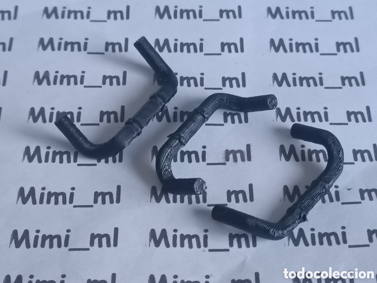 Playmobil: 3 manillares negros en impresi&oacute;n 3d compatibles Playmobil para c&aacute;mara tvi 3468 bicicleta