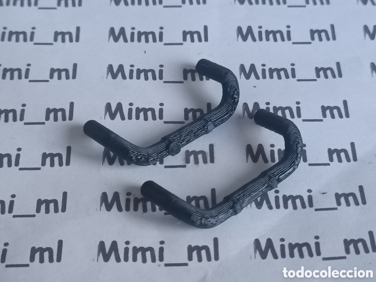 Playmobil: 2 manillares negros en impresi&oacute;n 3d compatibles Playmobil c&aacute;mara tvi internacional 3468 bicicleta