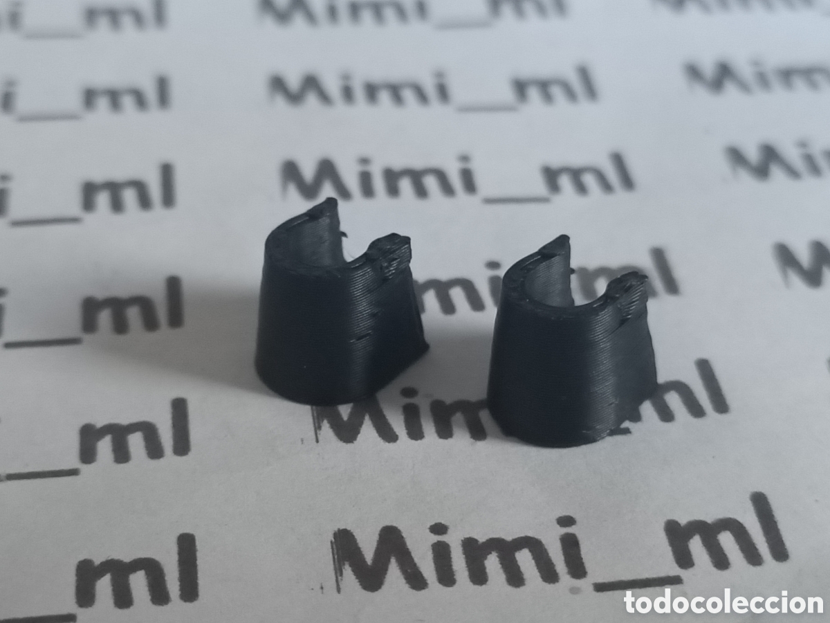 Playmobil: Pu&ntilde;os negros en impresi&oacute;n 3d compatible Playmobil