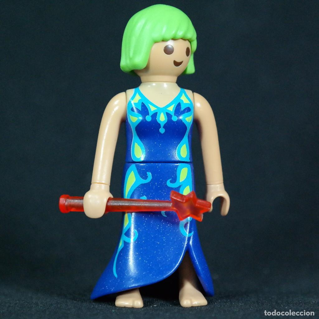 Playmobil: Playmobil mujer con pelo verde ☼