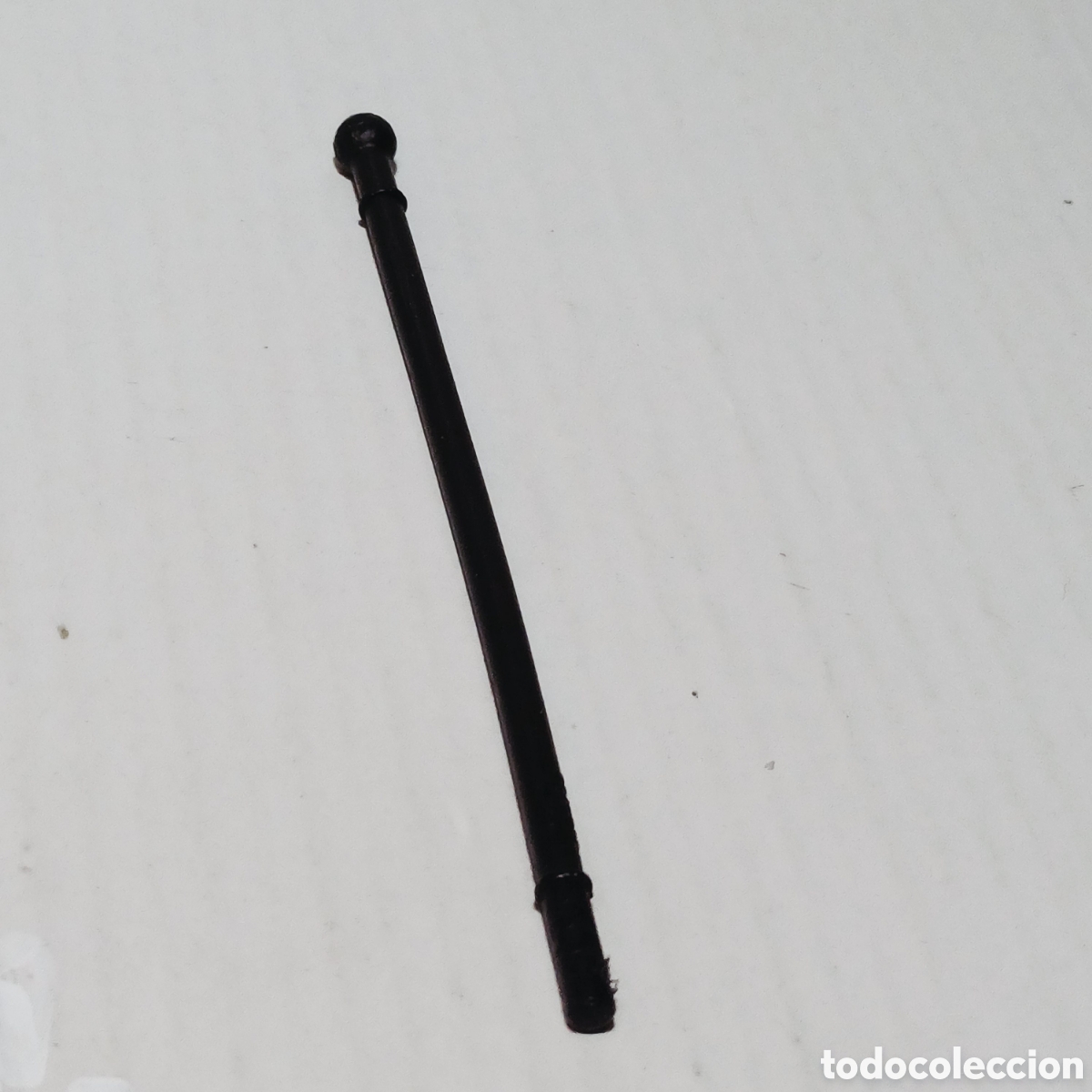 Playmobil: Pieza playmobil palo negro mastil bandera estandarte 10,5 cm largo