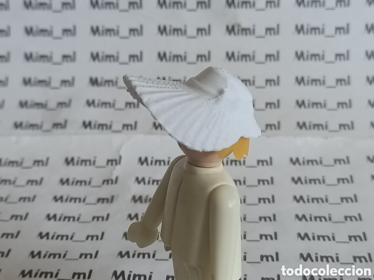 Playmobil: Pamela color blanco en impresora 3d compatible Playmobil mujer western oeste sombrero gorro