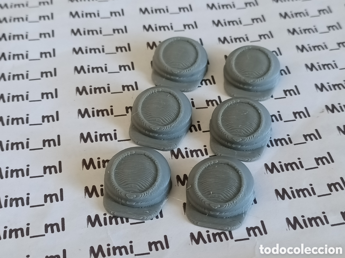 Playmobil: 6 Kepis grises en 3d compatibles con Playmobil western oeste soldado nordista sudista