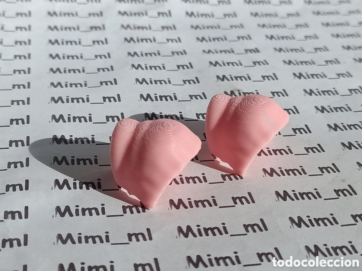 Playmobil: 2 bonetes rosas en 3d compatibles Playmobil 3769 para mujer western granja oeste pa&ntilde;uelo cabeza