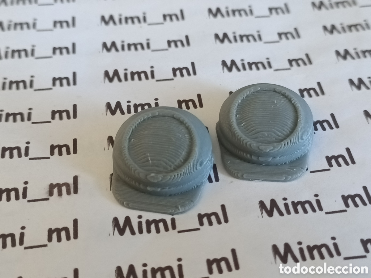 Playmobil: 2 kepis grises en 3d compatibles Playmobil western oeste soldado nordista sudista