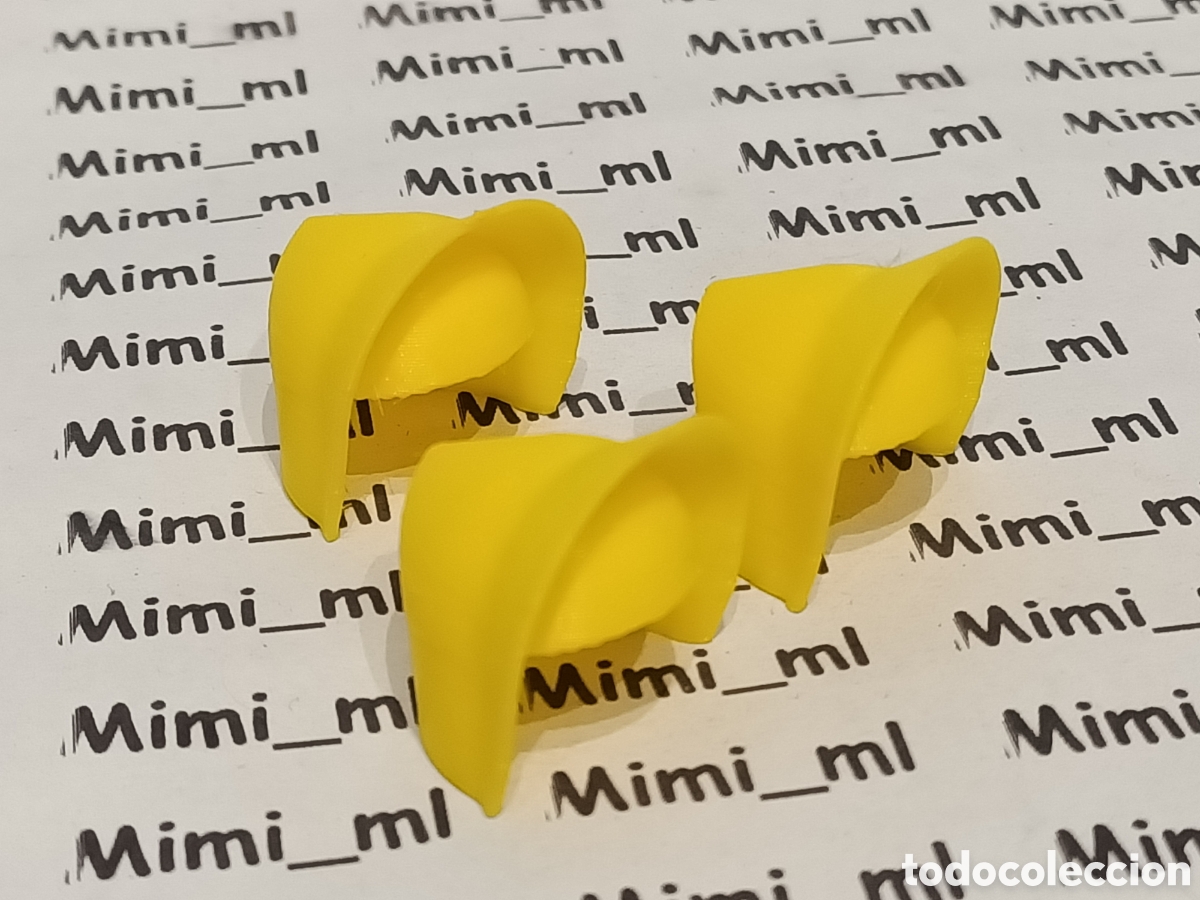 Playmobil: 3 gorros amarillos en impresora 3d 3345 3407 compatibles Playmobil mujer western oeste