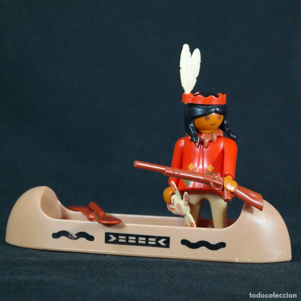 Playmobil: Playmobil mujer india con canoa ☼