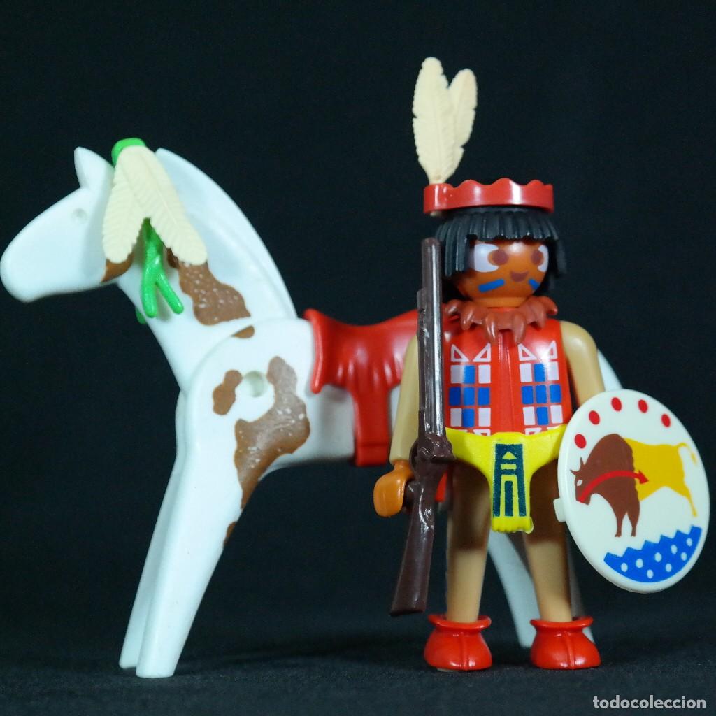 Playmobil: Playmobil indio con caballo ☼