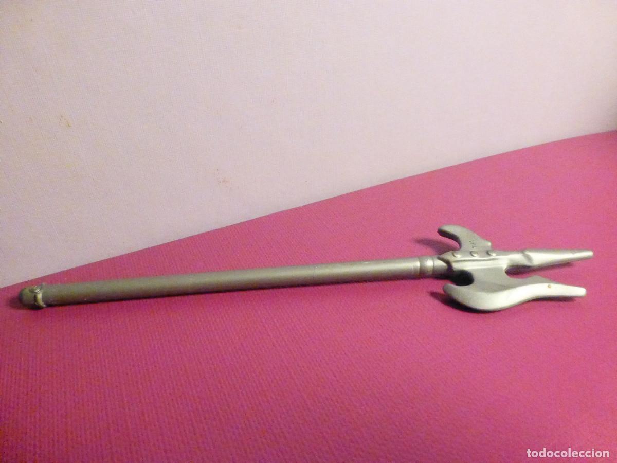 Playmobil: Playmobil - Lanza - Alabarda - Hacha Medieval - Gris Claro - Arma Soldado, Romano, B&aacute;rbaro