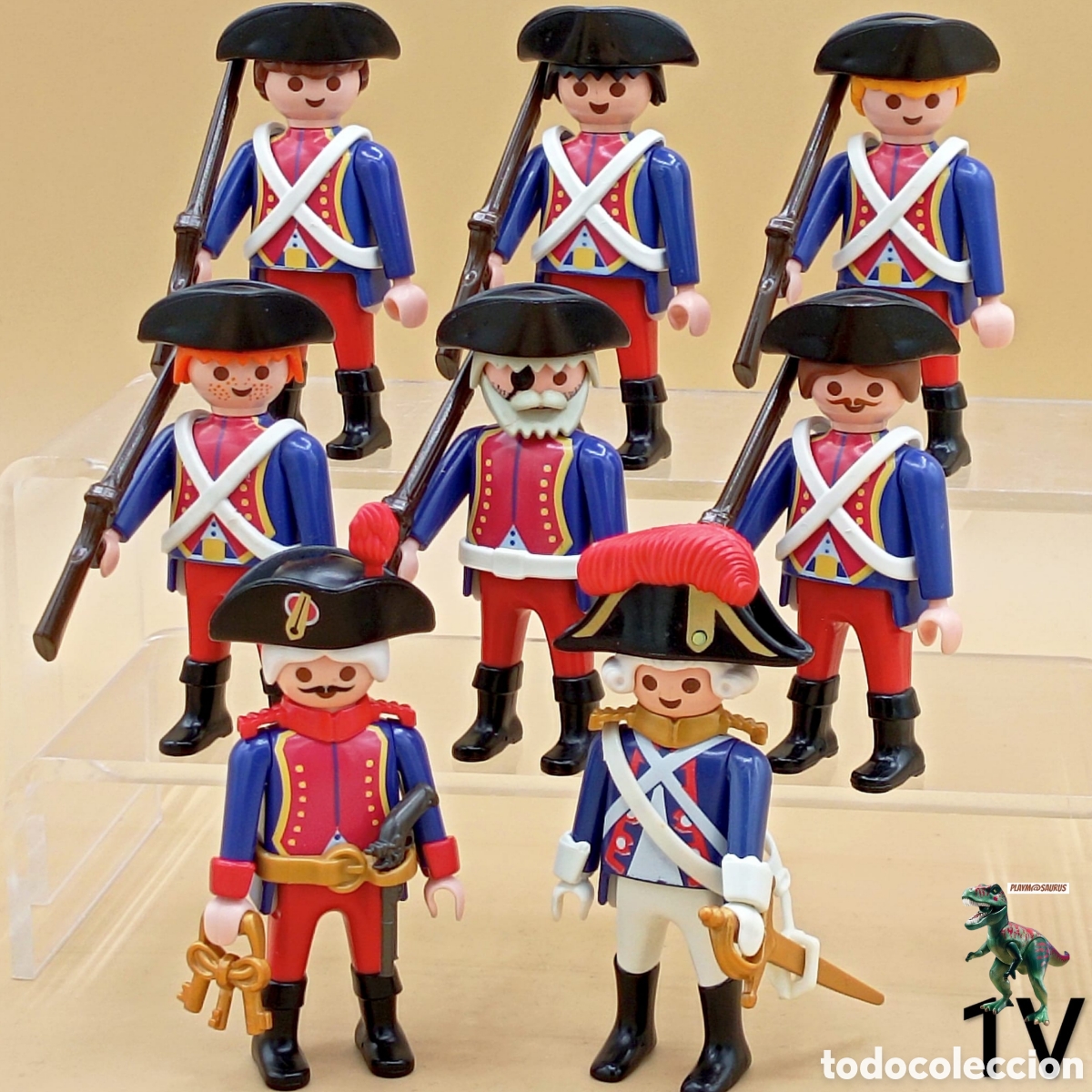 Playmobil: Playmobil ejercito frances soldado naval guardia real 3111 3127 3133 3619 5009 5881 7587 marina