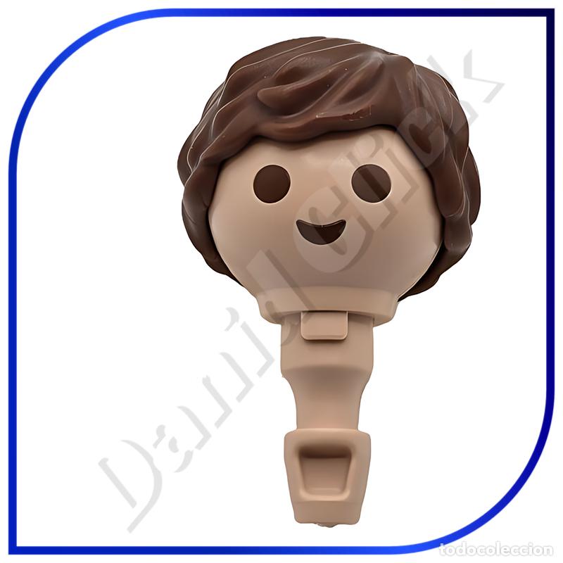 Playmobil: PLAYMOBIL CABEZA CON PELO CASTA&Ntilde;O