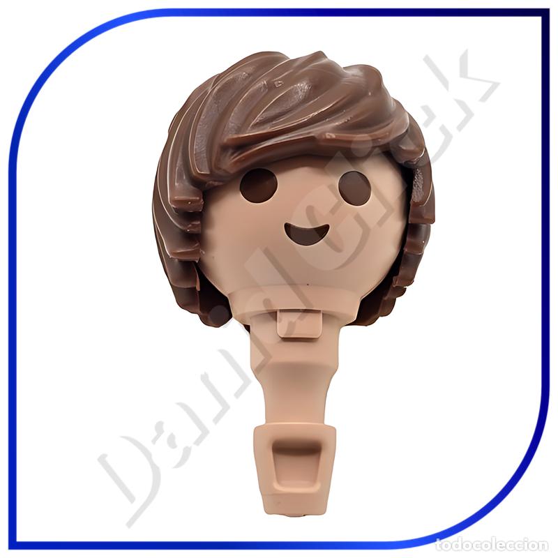 Playmobil: PLAYMOBIL CABEZA CON PELO CASTA&Ntilde;O