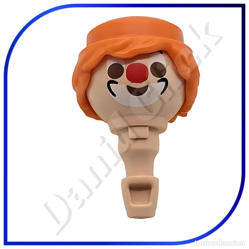 Playmobil: PLAYMOBIL CABEZA PAYASO CON PELO PELIRROJO