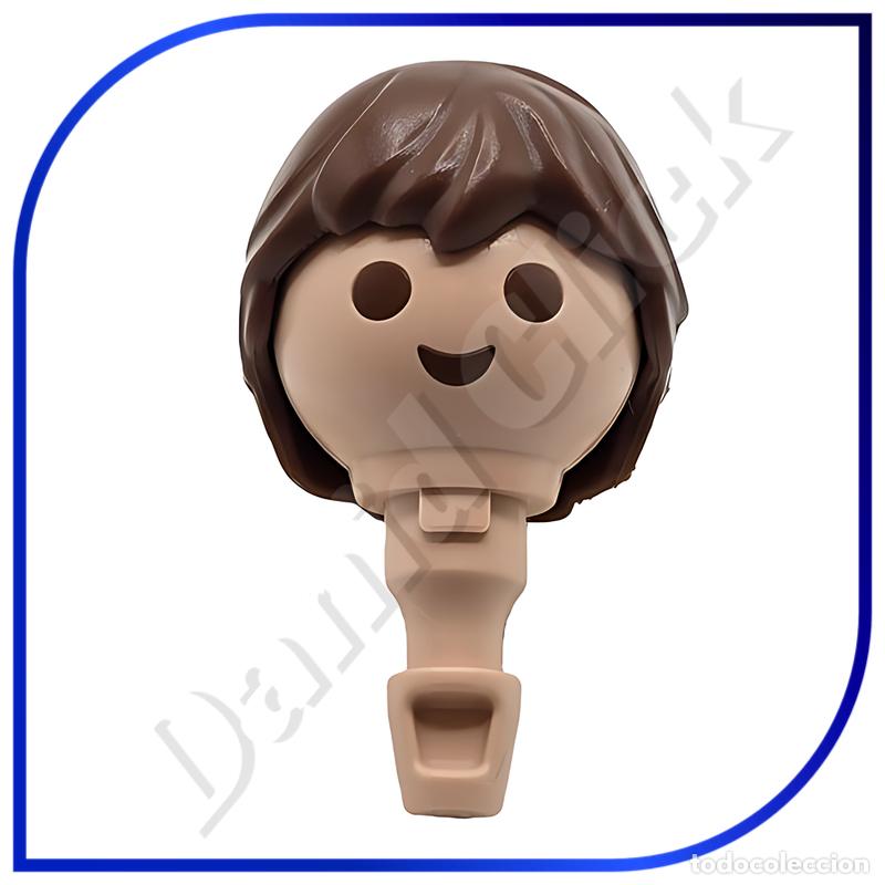 Playmobil: PLAYMOBIL CABEZA CON PELO CASTA&Ntilde;O