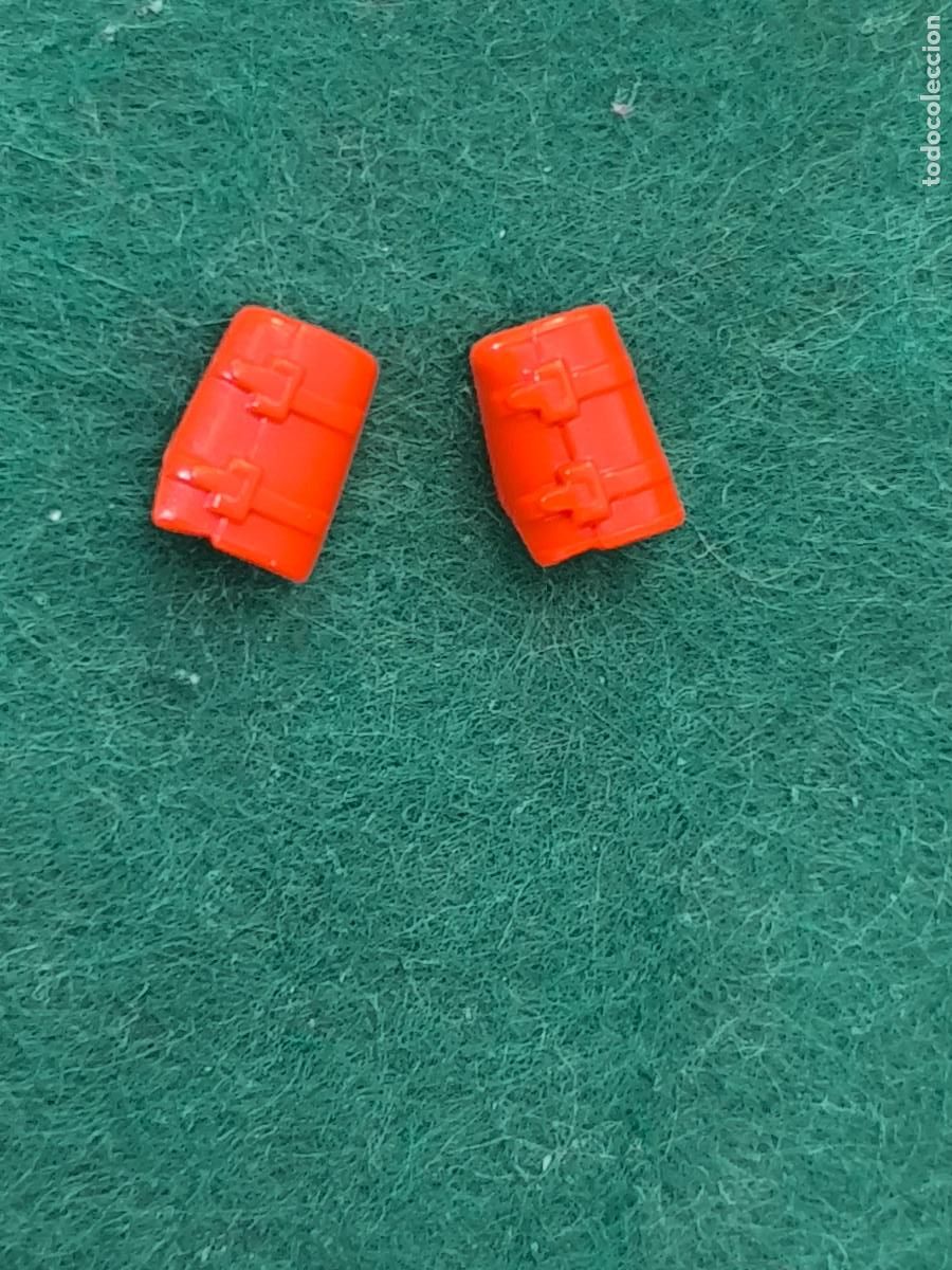 Playmobil: Playmobil par mu&ntilde;equeras pu&ntilde;os naranja correas medieval &aacute;rabes persas vikingos romanos piratas