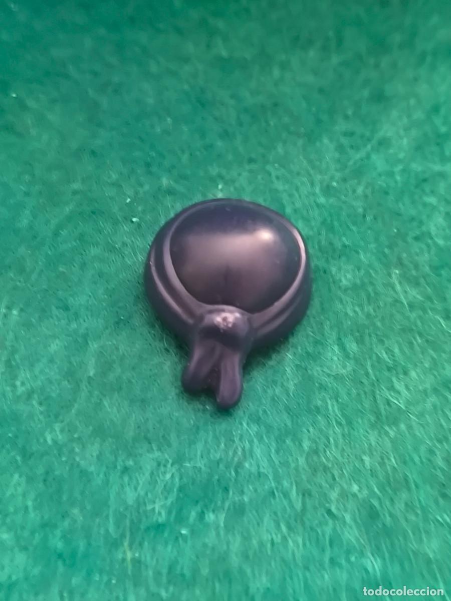 Playmobil: Playmobil peluca tela calvo azul marino ninja asi&aacute;tico samurai victoriano &eacute;poca piratas