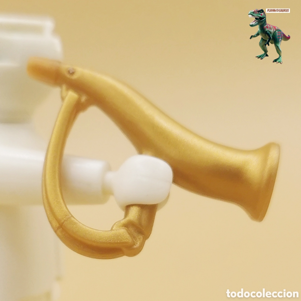 Playmobil: Playmobil cuerno dorado instrumento musical clarin trompeta vikingo medieval 3150 3151 5028 5723
