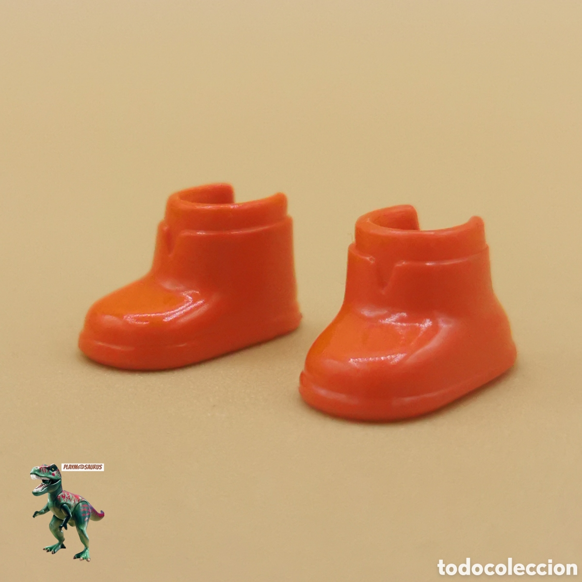 Playmobil: Playmobil antiguo par de zapatos color rojo mujer 3231 3412 3418 3571 4300 botas rojas cubre famobil