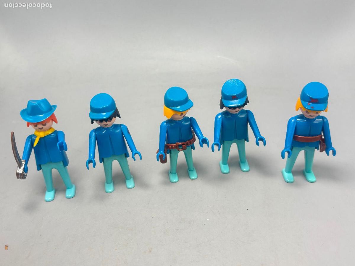 Playmobil: Playmobil lote figura soldado fuerte oeste primera &eacute;poca