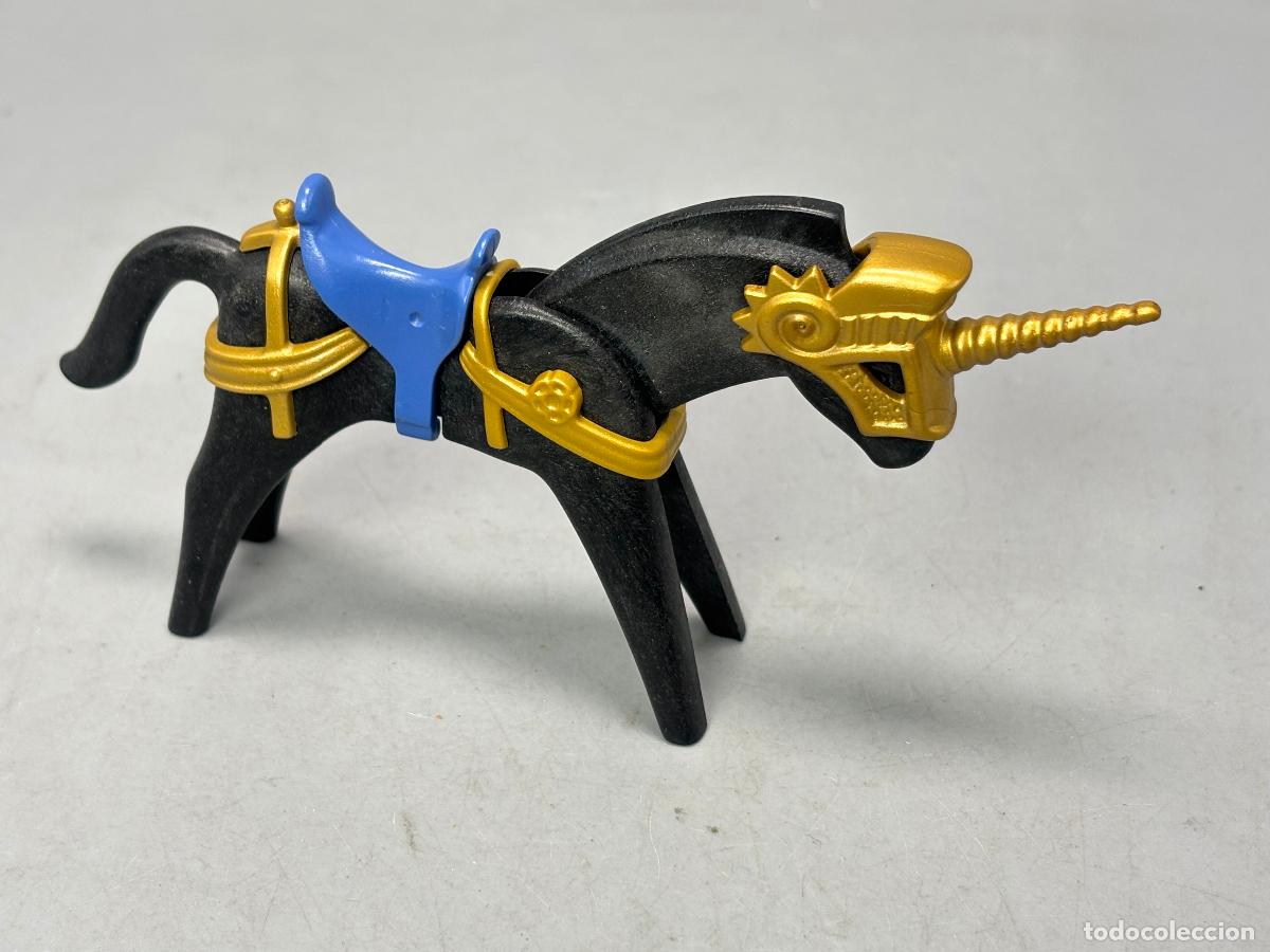 Playmobil: Playmobil caballo con silla adorno y unicornio medieval