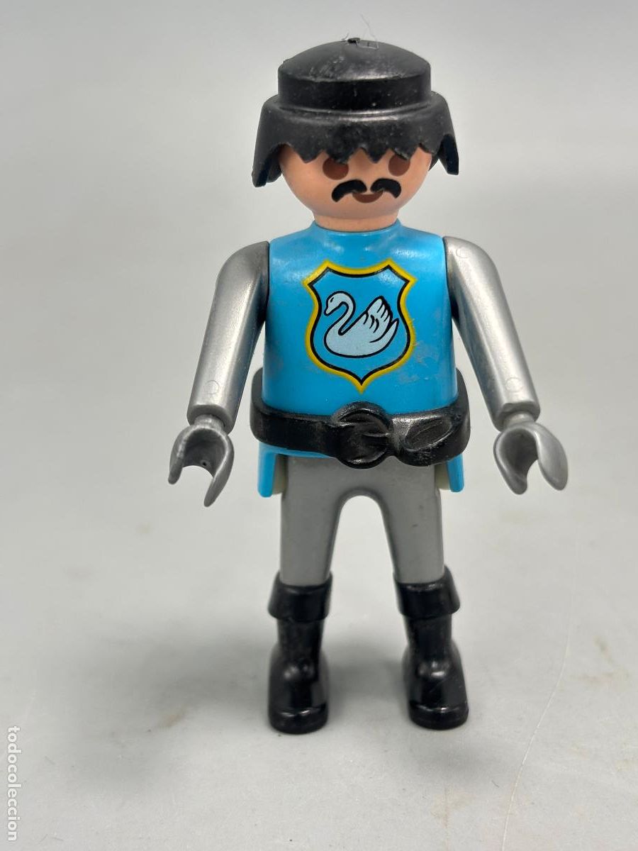 Playmobil: Playmobil figura caballero del cisne soldado castillo