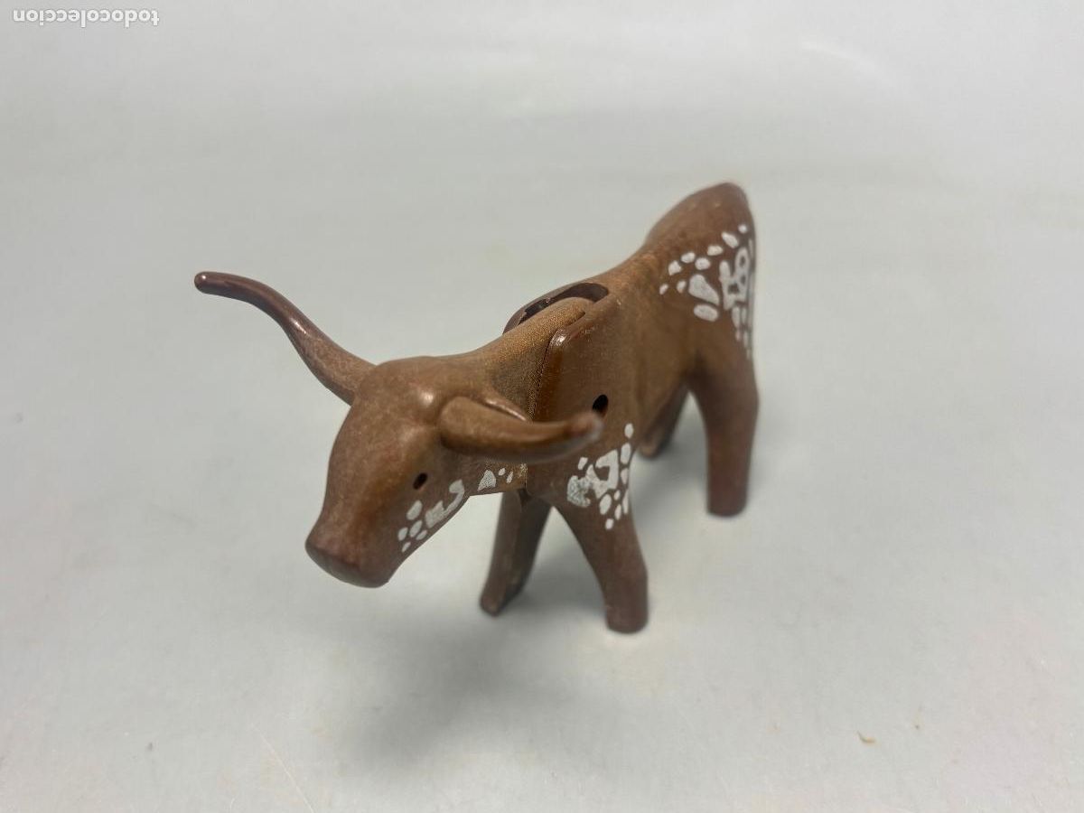 Playmobil: PLAYMOBIL 3749 3801 VACA toro LONGHORN RANCHO