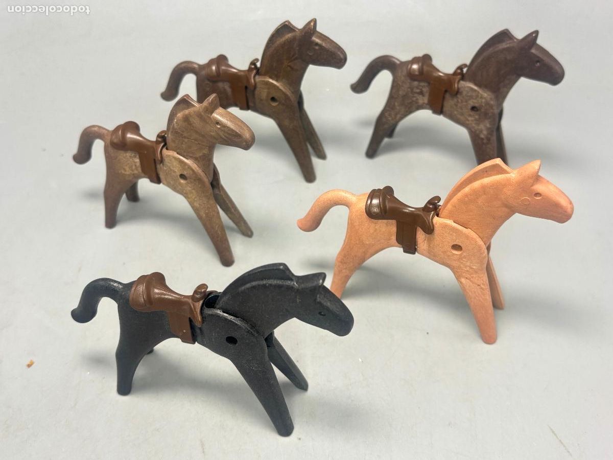 Playmobil: Playmobil lote caballo con silla soldado oeste