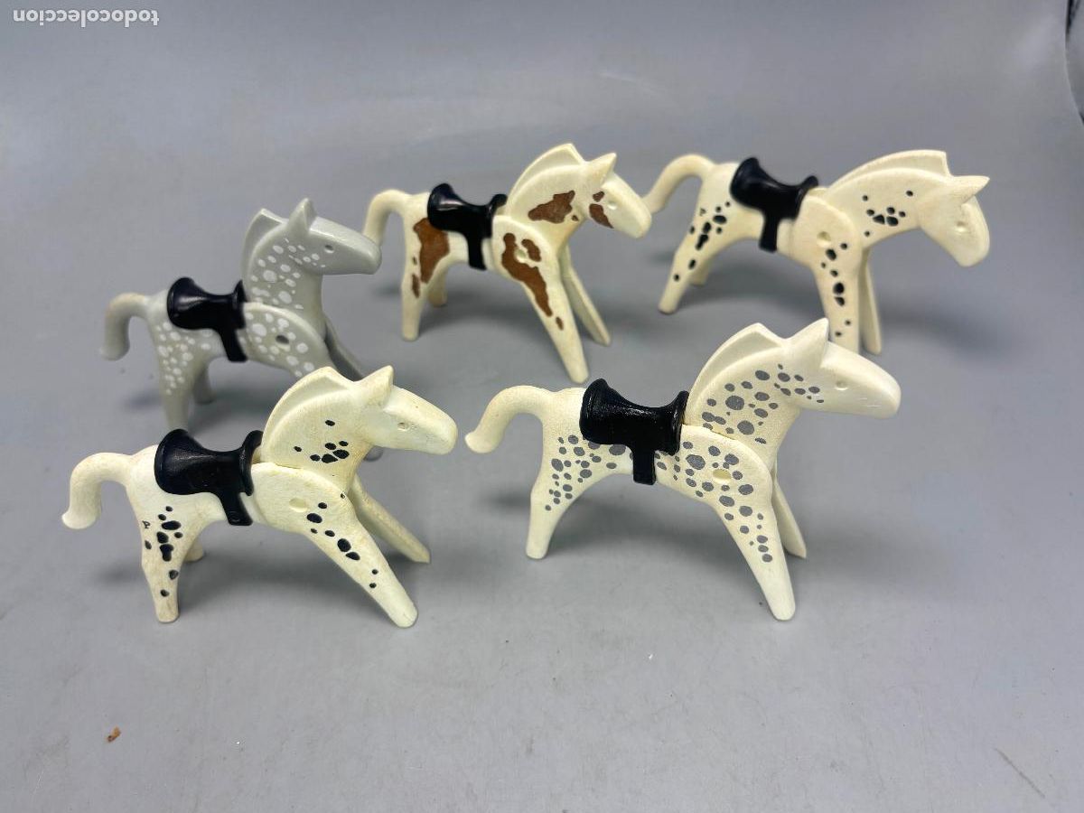 Playmobil: Playmobil lote caballo con silla soldado oeste