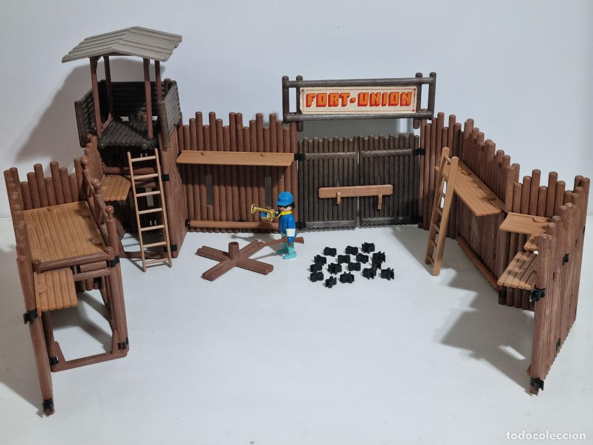 Playmobil: Playmobil 3420 Antiguo Fuerte Fort Union Western Oeste Fortaleza Nordista Yank
