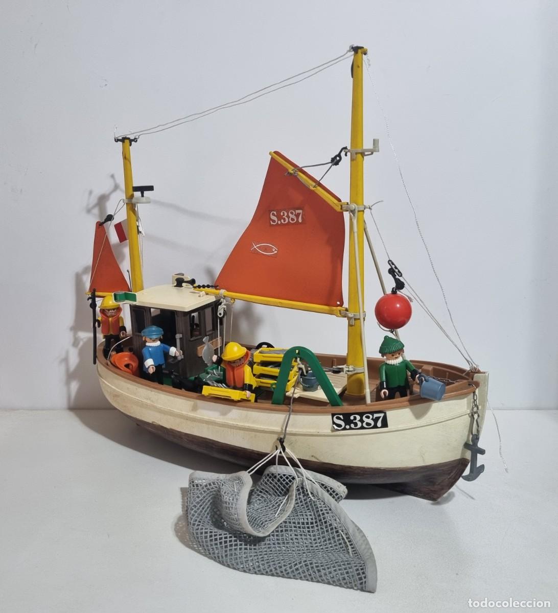 Playmobil: Playmobil 3551 Antiguo Barco Pesca Holanda Pesquero Embarcacion Susanne Pescador