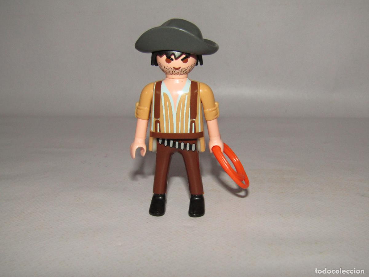 Playmobil: Figuras Oeste Americano COWBOY VAQUERO COLONO Serie Western de PLAYMOBIL