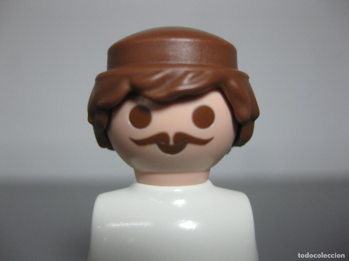 Playmobil: playmobil CABEZA CON BIGOTILLO BIGOTE + PELO RECAMBIO -LAS DOS COSAS - HEA1