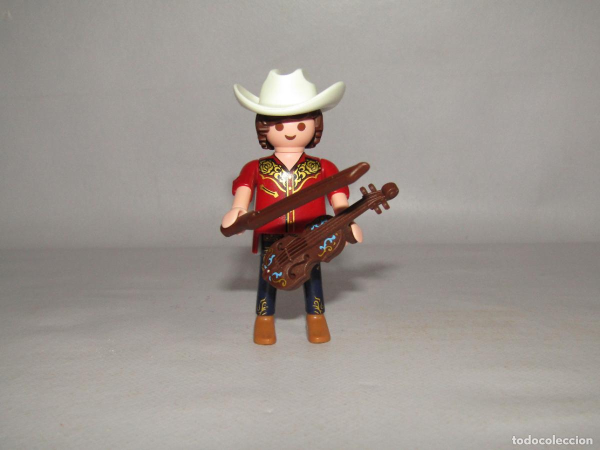 Playmobil: Figuras Oeste Americano COWBOY VAQUERO con Viol&iacute;n Serie Western de PLAYMOBIL