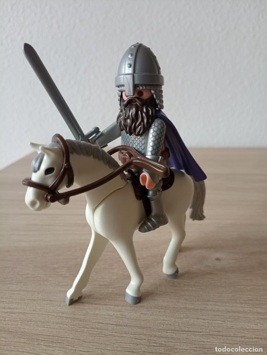 Playmobil: playmobil, lote, caballero de la Flor de lis, Ref. 3652, medieval, castillo. edad media.