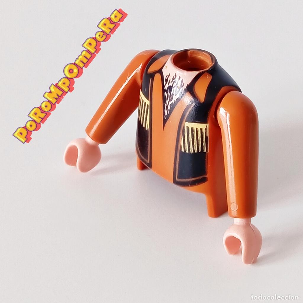 Playmobil: PLAYMOBIL TORSO MARR&Oacute;N FLECOS + BRAZOS A JUEGO CUSTOM/COMPLETAR VAQUERO OESTE TO7