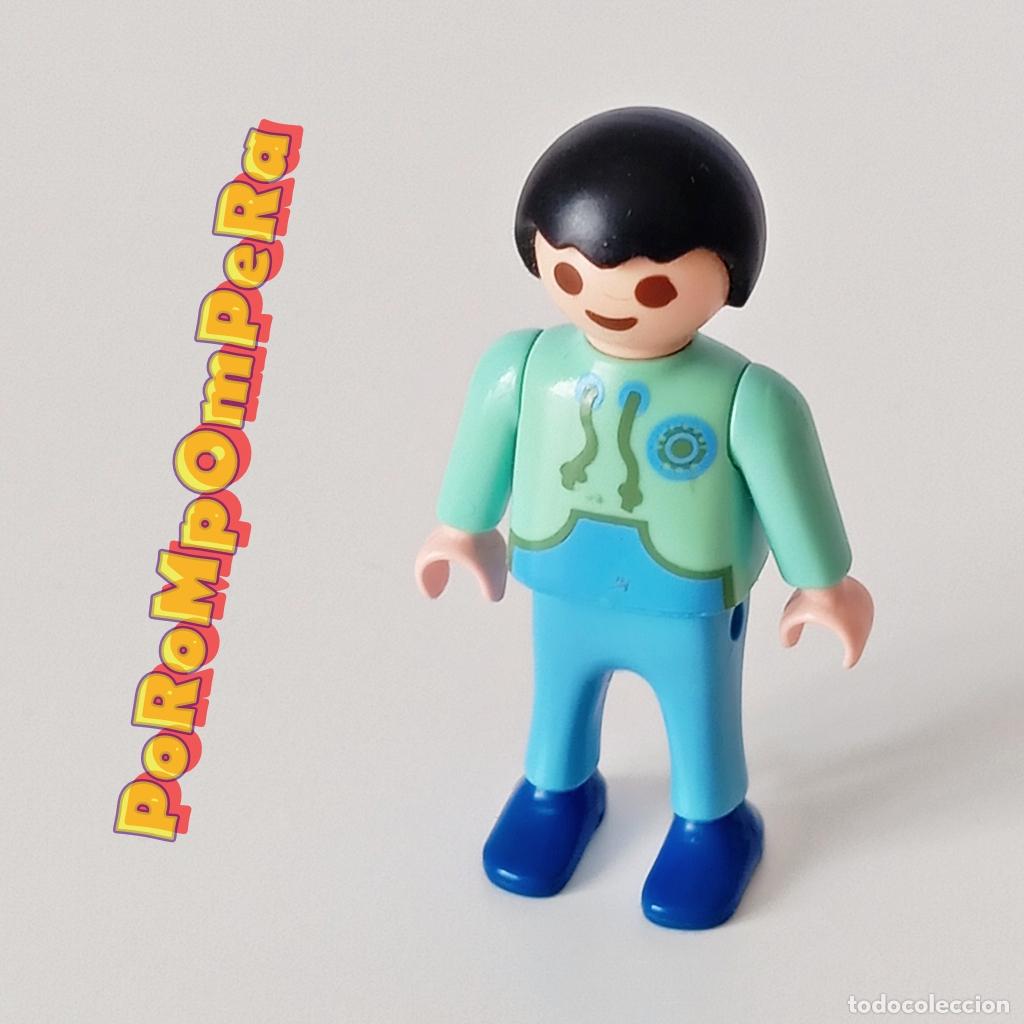 Playmobil: PLAYMOBIL FIGURA NI&Ntilde;O CON SUDADERA INFANTIL CUSTOM/COMPLETAR FB
