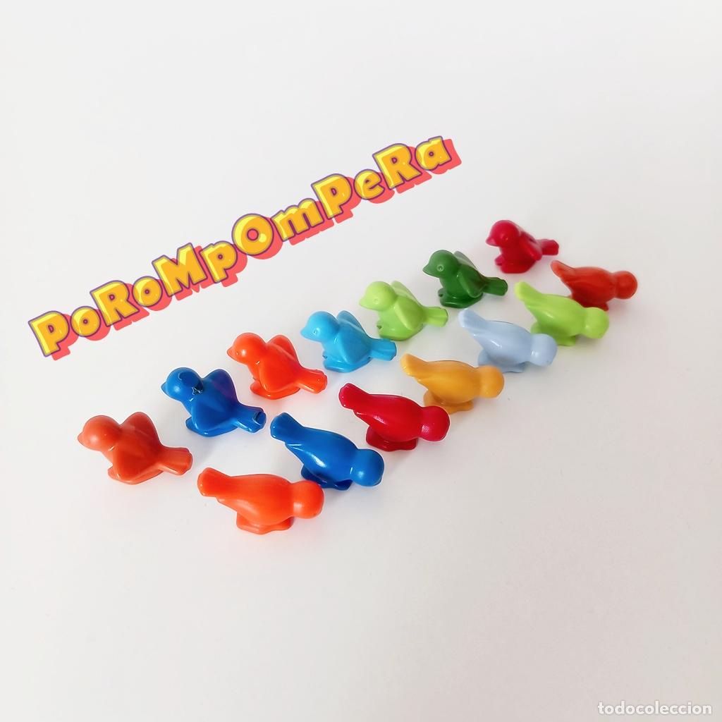 Playmobil: PLAYMOBIL LOTE x14 P&Aacute;JAROS DIFERENTES COLORES AVE CUSTOM/COMPLETAR DIORAMA VEGETACI&Oacute;N N1